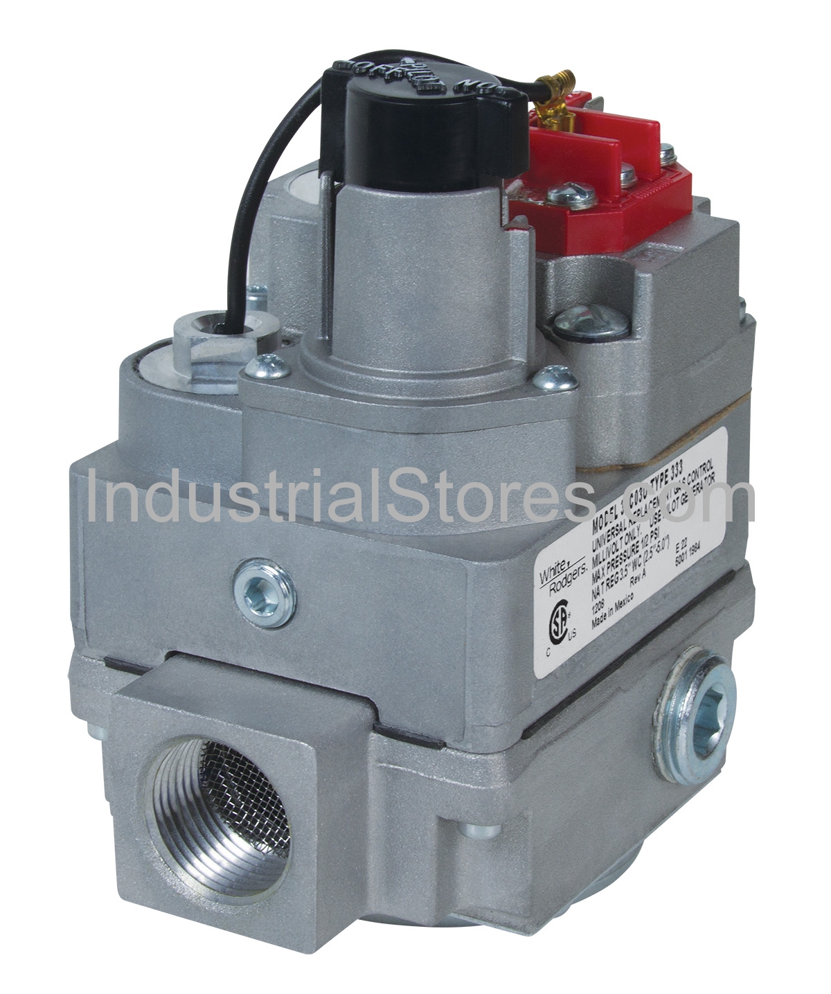 White-Rodgers 36C03U-433 Gas Valve Standing Pilot 750Mv Relay-Operated Main Regulated with Line Interrupter