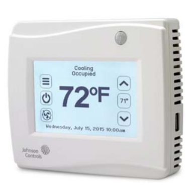 Johnson Controls TEC3330-00-000 Wireless Thermostat Control with Economizer Thermostat